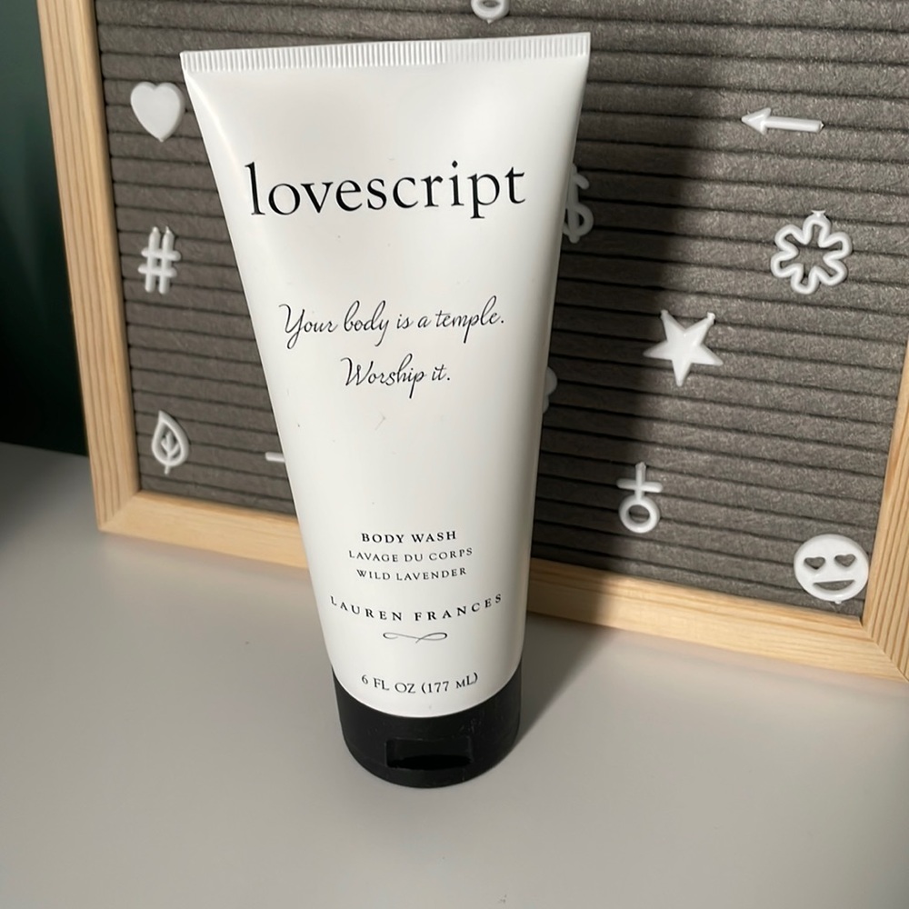 lovescript Wild Lavender Body Wash